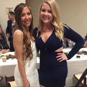 EXPRESS Navy Blue Dress